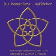 Die Venusblume - Goldfolienaufkleber 21cm Die Venusblume - Goldfolienaufkleber 21cm